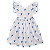 VESTIDO ESTAMPA ORIGAMI BRANCO - Imagem 1