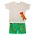 CONJUNTO ESTAMPA BICHINHOS CRAFT VERDE - Imagem 1