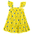 VESTIDO ESTAMPA ORIGAMI AMARELO - Imagem 1