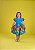 VESTIDO BARRADO DANÇA DOS GIRASSÓIS AZUL - Imagem 2