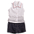 CONJUNTO LISO BRANCO E JEANS - Imagem 1