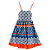 VESTIDO ESTAMPA MACRAME - Imagem 1