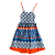 VESTIDO ESTAMPA MACRAME - Imagem 1