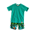 CONJUNTO ESTAMPA SELVA FUNDO VERDE - Imagem 1
