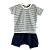 CONJUNTO PIQUET LISTRAS MARINHO - Imagem 1