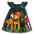 VESTIDO ESTAMPA COGUMELOS FUNDO VERDE - Imagem 1