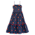 VESTIDO CEREJNHA FUNDO MARINHO - Imagem 1