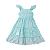 VESTIDO XADREZ VERDE AGUA - Imagem 1