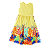 VESTIDO ESTAMPA JARDIM DE ALGAS AMARELO - Imagem 1