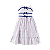 VESTIDO ESTAMPA XADREZ E LISTRAS - Imagem 1