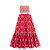 VESTIDO LAÇO CANDY CANES VERMELHO E BRANCO - Imagem 1