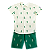 CONJUNTO PINHEIRINHO OFF E VERDE - Imagem 1