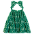 VESTIDO LAÇO CANDY CANES FUNDO VERDE - Imagem 3