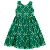 VESTIDO LAÇO CANDY CANES FUNDO VERDE - Imagem 1