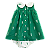 VESTIDO PINHEIRINHO FUNDO VERDE ESCURO - Imagem 3