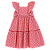 VESTIDO ESTAMPA COMPOSÊ VERMELHO - Imagem 1