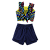 CONJUNTO ESTAMPA CARDUME AZUL MARINHO - Imagem 3