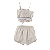 CONJUNTO XADREZ BEGE E BRANCO - Imagem 3