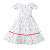 VESTIDO ESTAMPA FLAMINGO FUNDO BRANCO - Imagem 1