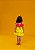 CONJUNTO ESTAMPA FLAMINGO AMARELO NEON - Imagem 4