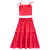 CONJUNTO XADREZ VERMELHO COM ROSA - Imagem 1