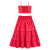 CONJUNTO XADREZ VERMELHO COM ROSA - Imagem 3