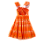 VESTIDO ESTAMPA SUNSET FUNDO LARANJA - Imagem 3