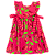 VESTIDO SABOR FRAMBOESA FUNDO ROSA - Imagem 1