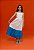 VESTIDO GALLES BRANCO E AZUL - Imagem 2