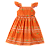VESTIDO ESTAMPA SUNSET FUNDO LARANJA - Imagem 1