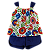CONJUNTO ESTAMPA FLORAL COLORIDO - Imagem 1