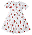 VESTIDO ESTAMPA MORANGO FUNDO BRANCO - Imagem 1