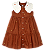 VESTIDO ESTAMPA URSINHO FUNDO TERRACOTA - Imagem 1