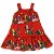 VESTIDO BRINCANDO NA FLORESTA VERMELHO - Imagem 2