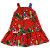 VESTIDO BRINCANDO NA FLORESTA VERMELHO - Imagem 1