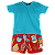 CONJUNTO ESTAMPA MARISCOS VERMELHOS - Imagem 1