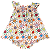 VESTIDO ESTAMPA SOL FUNDO OFF - Imagem 1