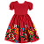 VESTIDO ESTAMPA FLORES BORDADAS - Imagem 1