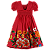 VESTIDO ESTAMPA FLORES BORDADAS - Imagem 3