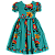 VESTIDO ESTAMPA GALHOS FLORAL - Imagem 1