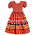 VESTIDO ESTAMPA TRICOTANDO - Imagem 1
