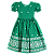 VESTIDO ESTAMPA BORDADO PONTO CRUZ - Imagem 1