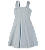 VESTIDO MAQUINETADO AZUL - Imagem 1