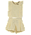 CONJUNTO ANA RUGA LISTRAS AMARELO - Imagem 1