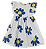 VESTIDO MARGARIDAS SOLAR FUNDO BRANCO - Imagem 1