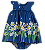 VESTIDO BARRADO MARGARIDA SOLAR AZUL - Imagem 1