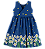 VESTIDO BARRADO MARGARIDA SOLAR AZUL - Imagem 3