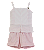 CONJUNTO ANA RUGA XADREZ E LISTRAS ROSA - Imagem 1