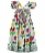 VESTIDO BARRADO VIVA FLOR AMARELO - Imagem 3