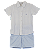 CONJUNTO ANA RUGA LISTRADO AZUL BEBE - Imagem 1